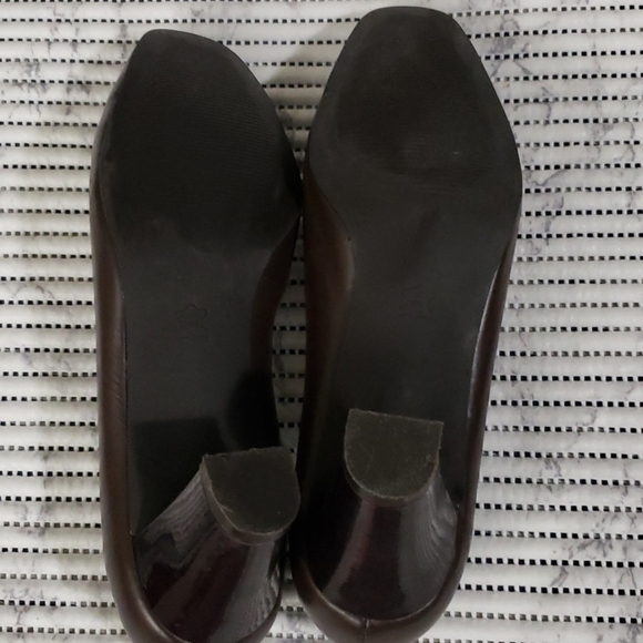 Vintage Styled Impo Brown Leather Shoes Size 8.5 - Picture 3 of 4